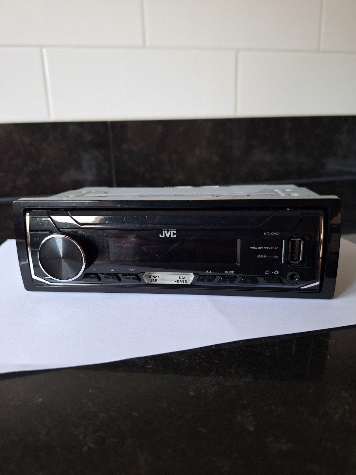 JVC autoradio met USB poort., Auto diversen, Autoradio's, Ophalen, Gebruikt