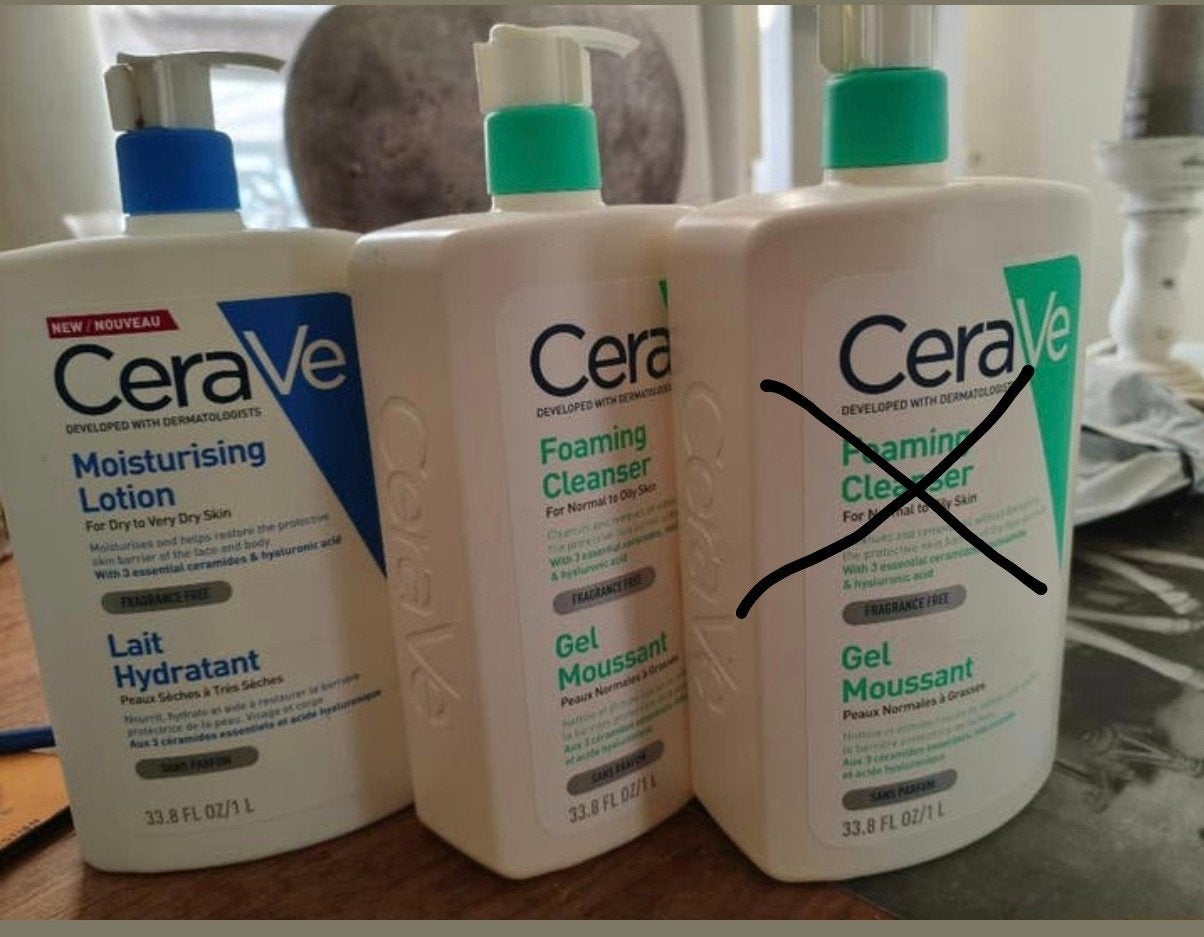 CeraVe Schuimende Reinigingsgel en hydraterende lotion, Sieraden, Tassen en Uiterlijk, Uiterlijk | Gezichtsverzorging, Ophalen of Verzenden