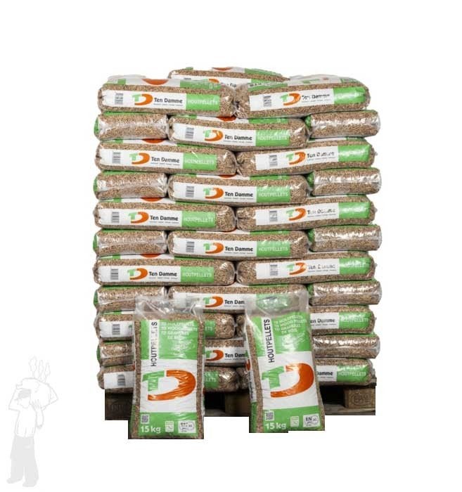 Ten Damme houtpellets laatste kans voordelig geprijsd, Ophalen