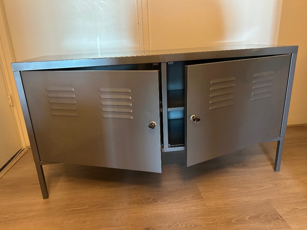 metalen opbergkast, Ophalen, 100 tot 150 cm, Strak, functioneel, Metaal