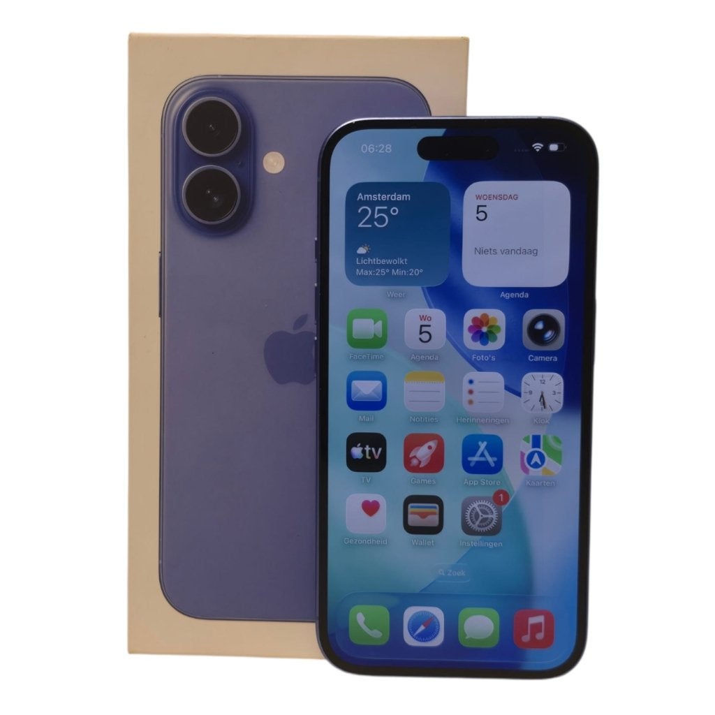 Apple iPhone 16 256GB Ultramarine | ZGAN, Apple, Zo goed als nieuw, Support@apple.com, One Apple Park Way
Cupertino, CA 95014
United States
