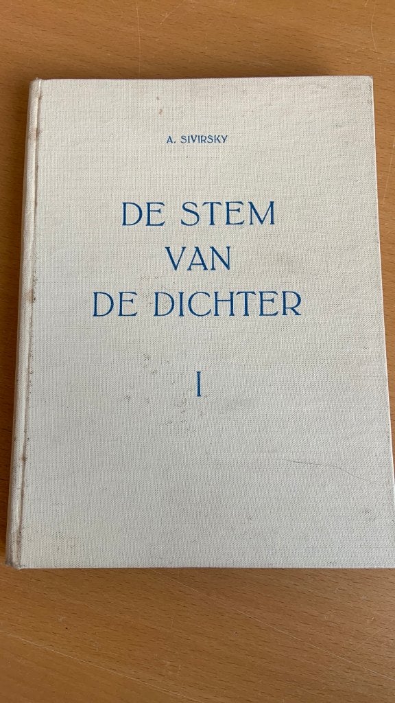 De stem van de dichter 1 - A. Sivirsky, Ophalen of Verzenden
