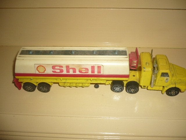 Mie18<> shell gasoline truck playart, Ophalen of Verzenden, Gebruikt, Bus of Vrachtwagen