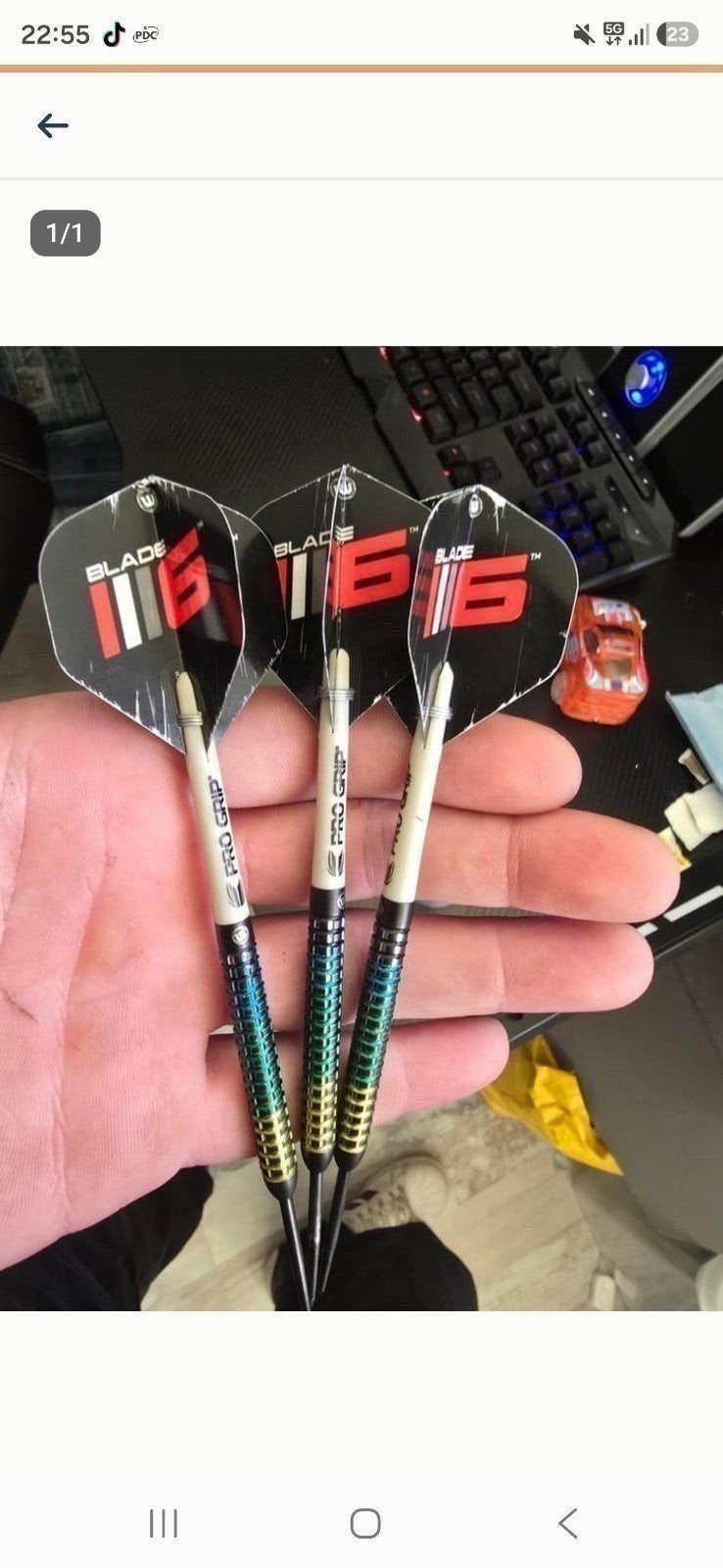 Winmau Firestorm 90% Dartpijlen - ruilen tegen zwaardere, Sport en Fitness, Darts, Ophalen of Verzenden, Zo goed als nieuw, Pijlen