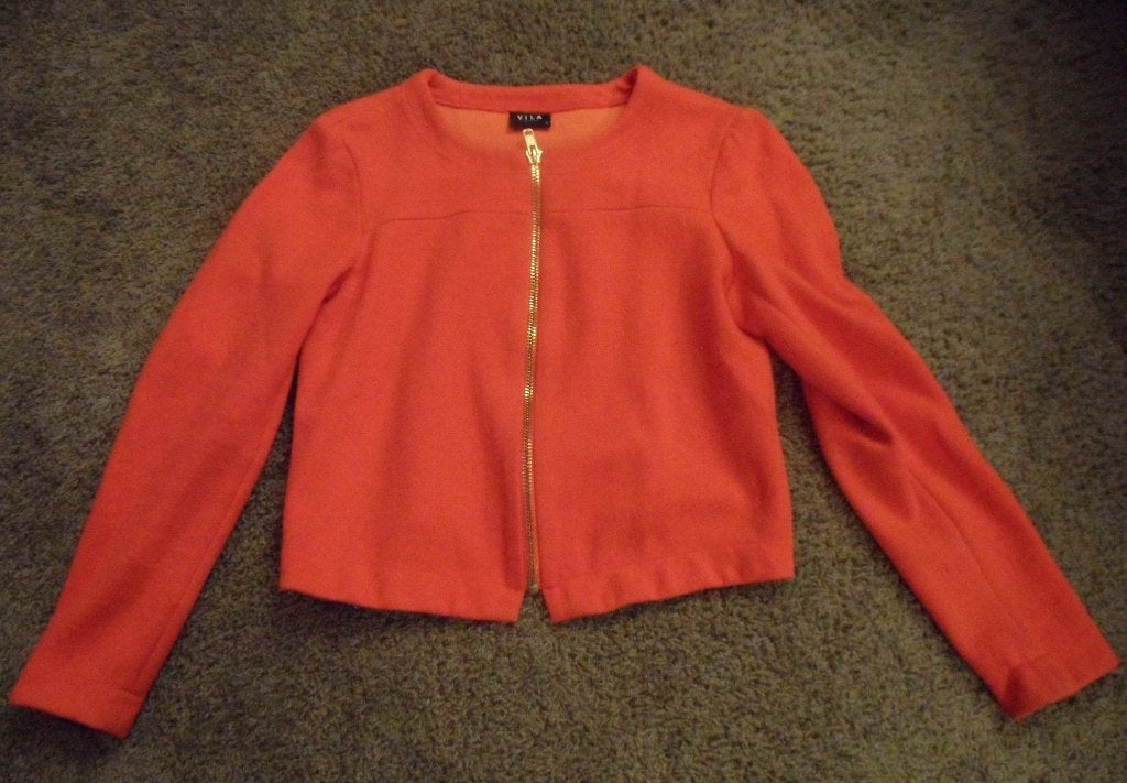 In prima staat oranje/roze jasje van VILA Clothes, maat M, Maat 38/40 (M), Vila, Oranje, Ophalen of Verzenden