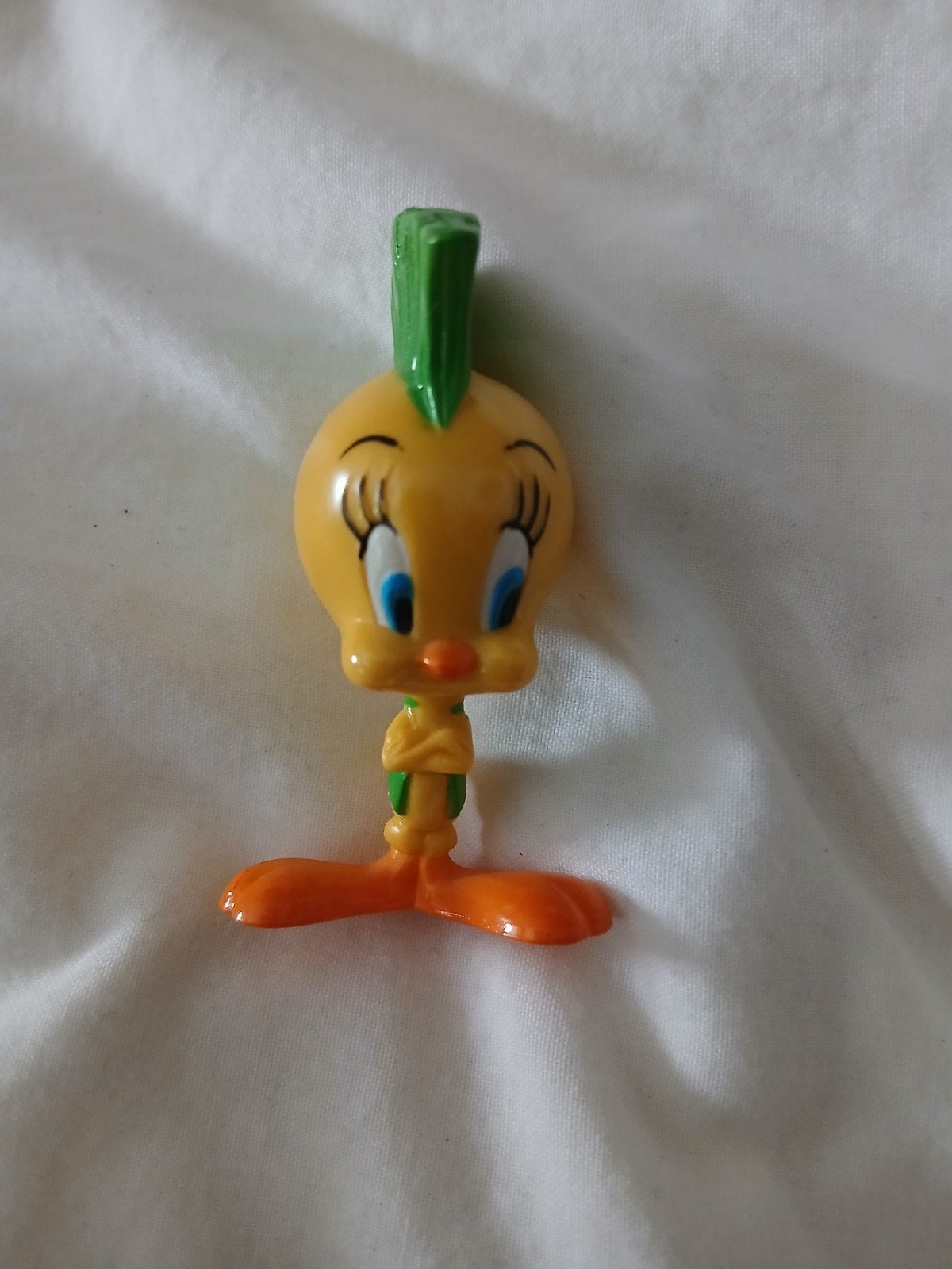 Looney Tunes Tweety Bird Figuur met Groene Kuif, Ophalen of Verzenden, Gebruikt