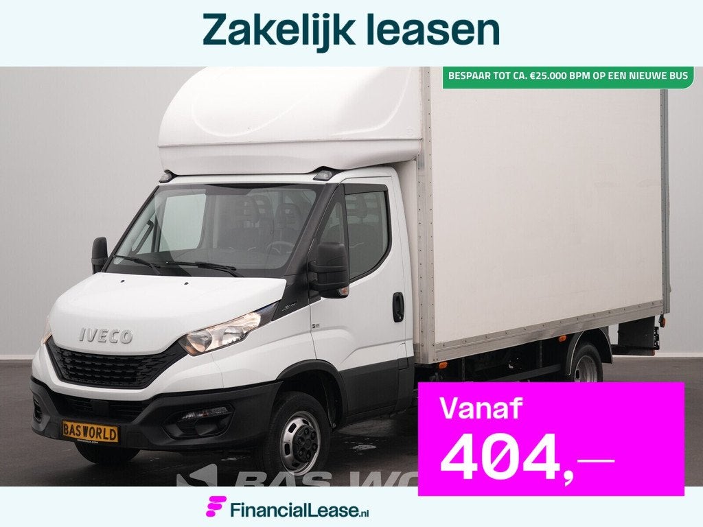Iveco Daily 35C14 D'Hollandia Laadklep Dubbellucht Bakwagen, Gebruikt, Euro 6, Iveco, 3005 kg