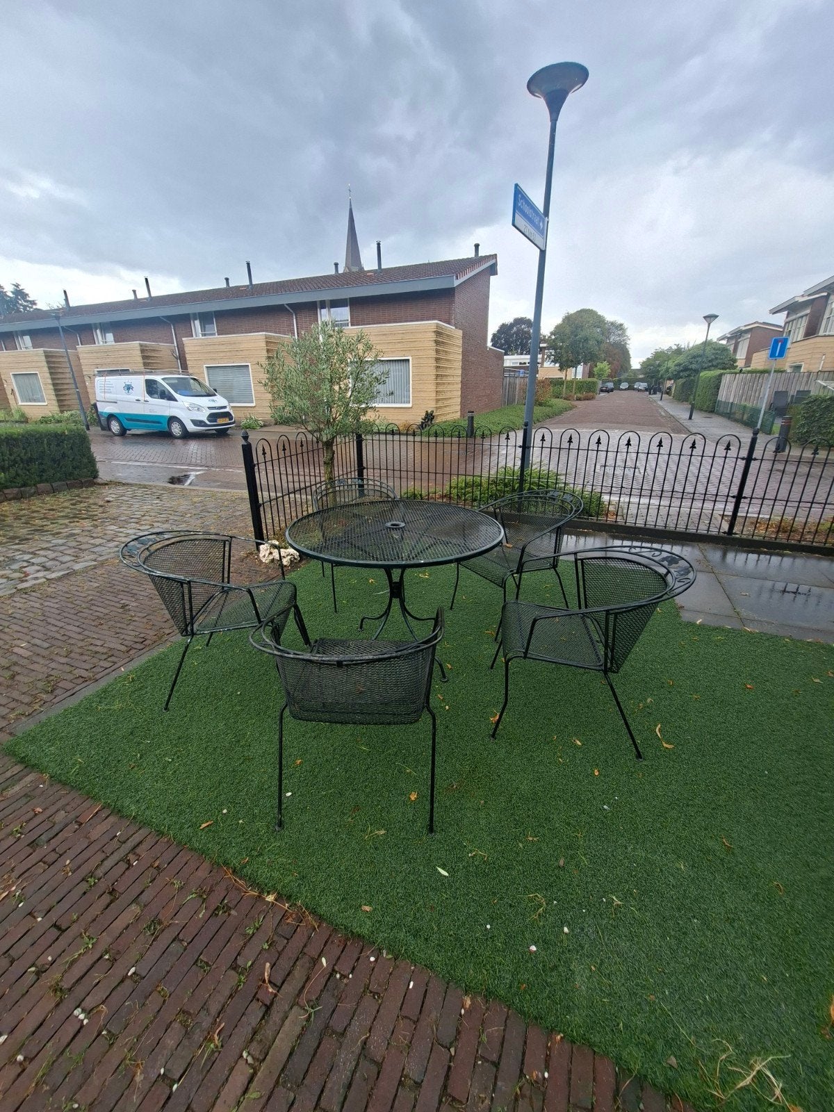 Kettler Toledo Tuinset - 5 stoelen en ronde tafel, Tuin en Terras, Ophalen, Gebruikt, Overige materialen