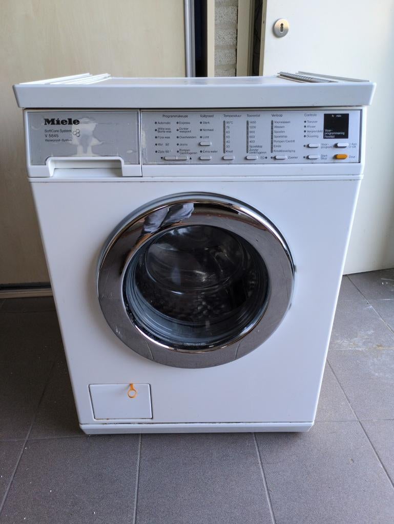 Miele Softcare System V5845 Wasmachine, Ophalen, Gebruikt, 85 tot 90 cm, 1200 tot 1600 toeren