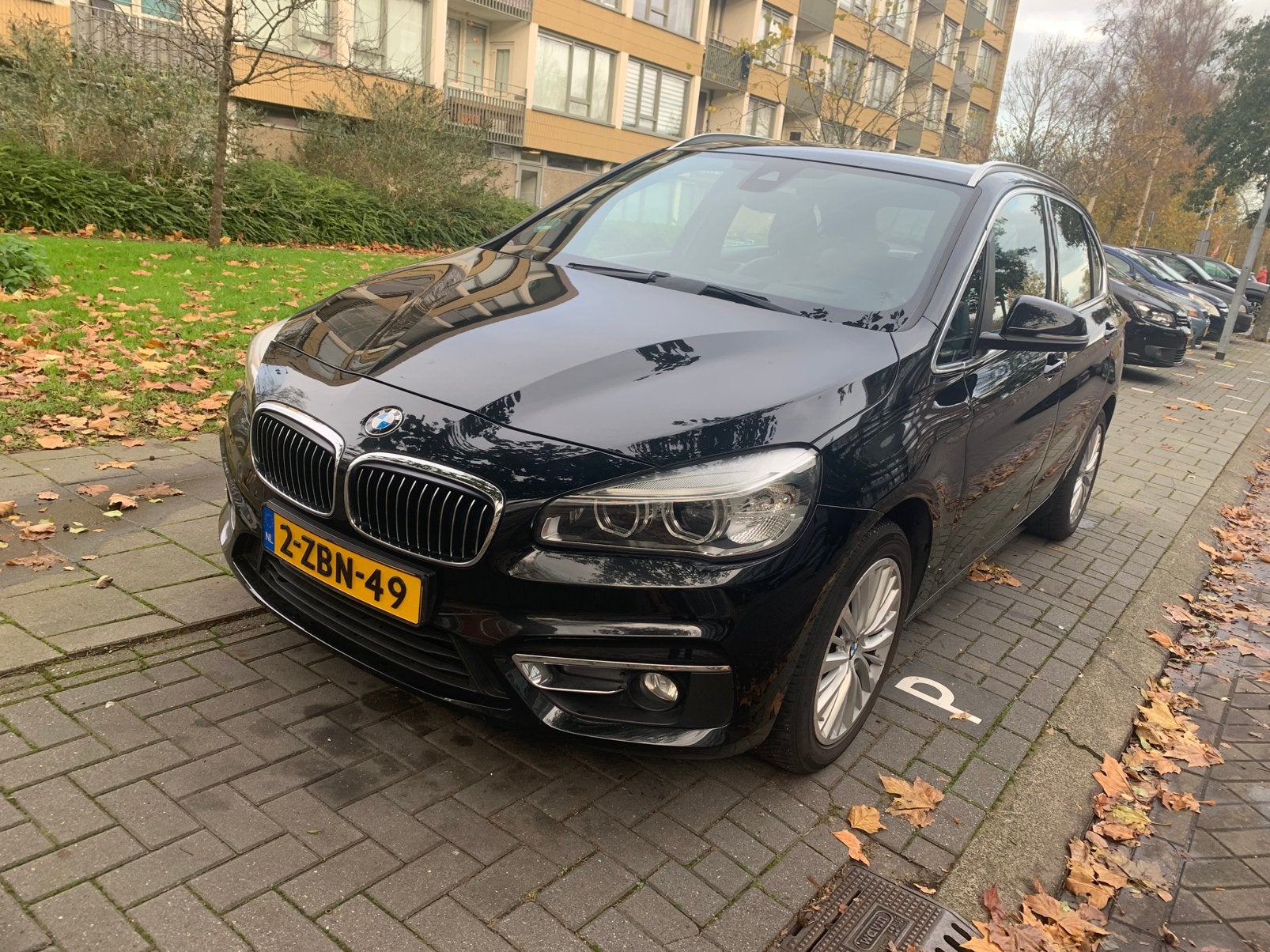 BMW 2-Serie Active Tourer 218i 136pk 2014 Zwart, Voorwielaandrijving, 136 pk, 1295 kg, Zwart