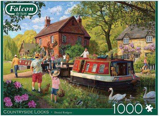 Falcon de Luxe - Countryside Locks - 1000 stukjes, Ophalen of Verzenden, 500 t/m 1500 stukjes, Nieuw, Legpuzzel