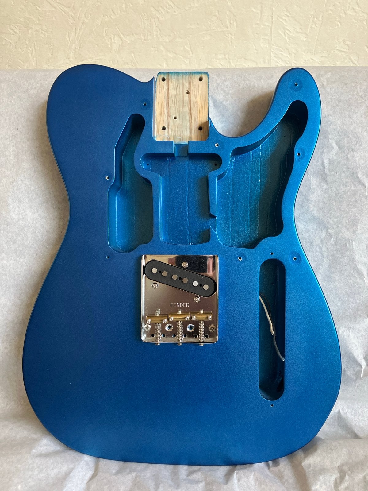 Fender Telecaster gitaar body - lake placid Blauw, Muziek en Instrumenten, Instrumenten | Onderdelen, Ophalen of Verzenden, Gebruikt