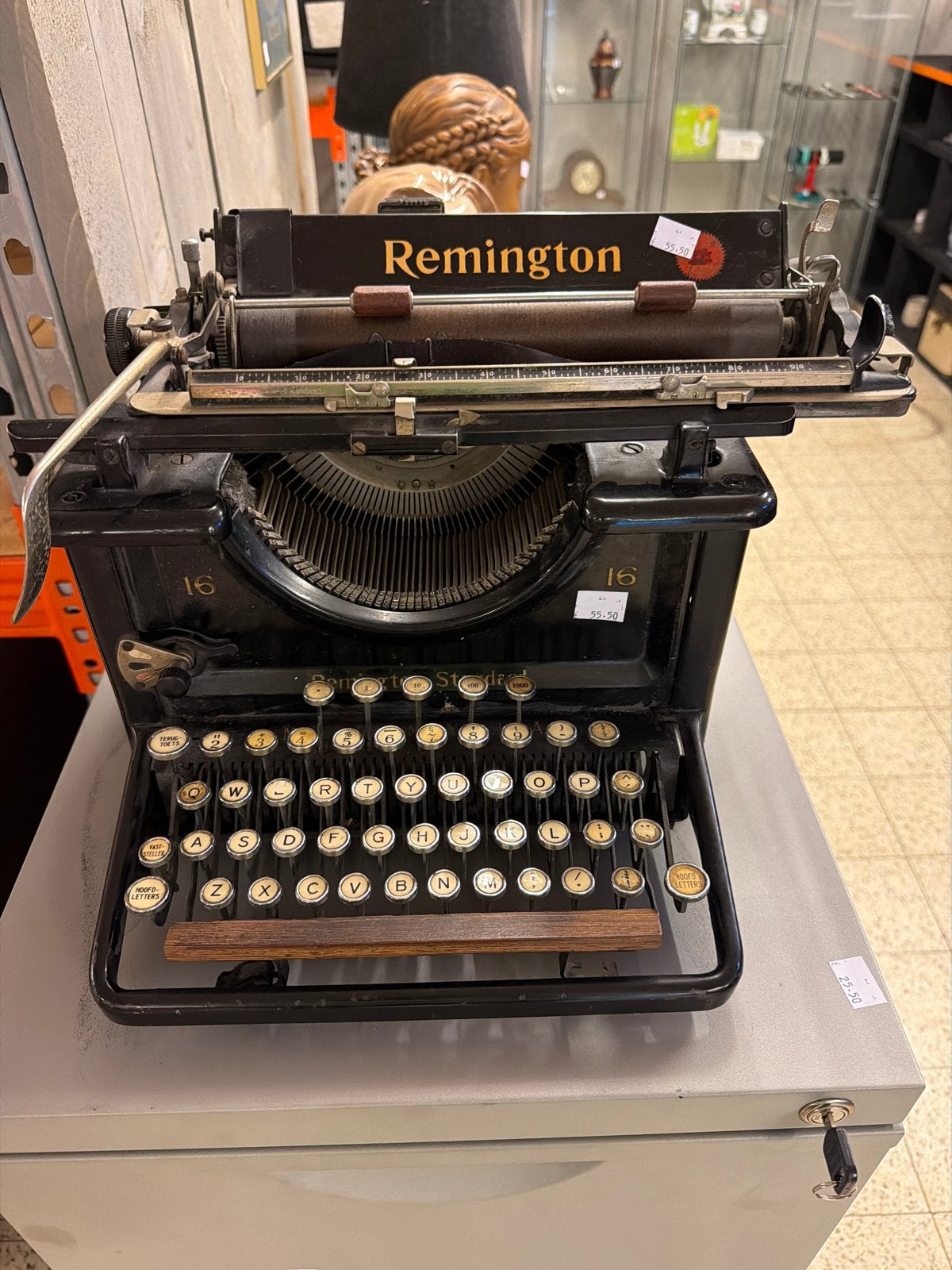 Antieke typmachine, Diversen, Typemachines, Ophalen, Gebruikt, ., .