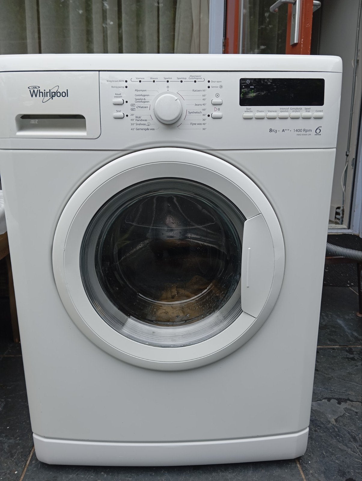 Wasmachine whirlpool 8 kilo 1400 klasse A +++, Witgoed en Apparatuur, Wasmachines, Zo goed als nieuw, 8 tot 10 kg, 85 tot 90 cm