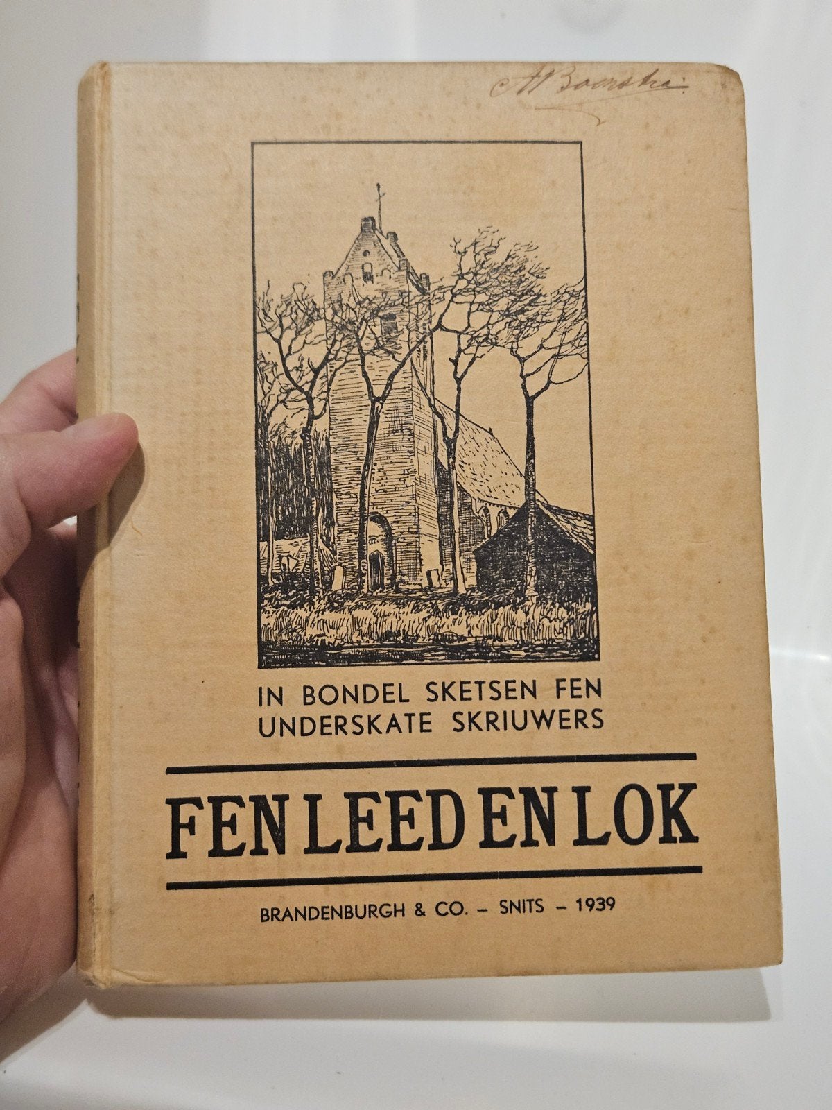 Antiek Fries boek Frysk Fen Leed en Lok 1939, Verzenden