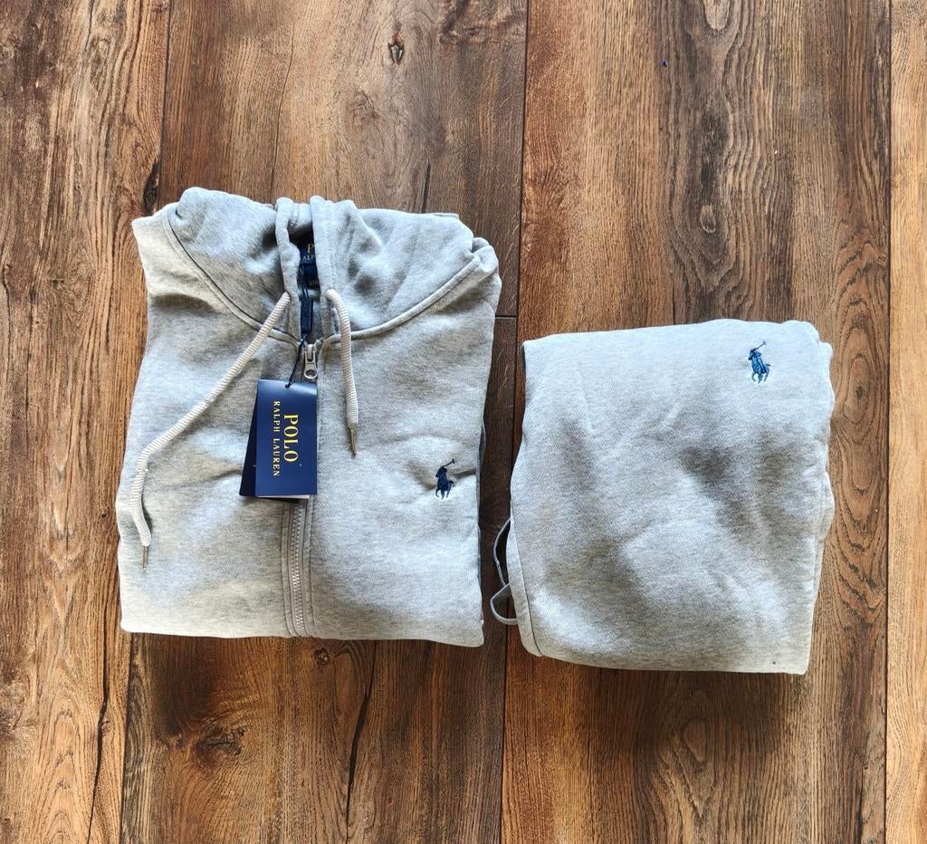Polo Ralph Lauren trainingspak - Grijs, Kleding | Heren, Sportkleding, Maat 52/54 (L), Nieuw, Ophalen of Verzenden, Polo Ralph Lauren
