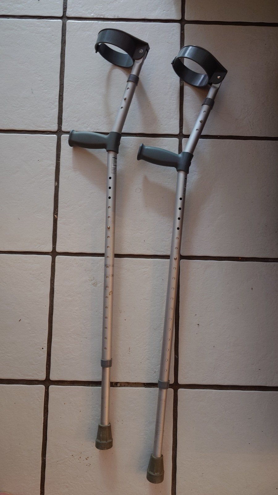 te koop. 2 stuk Skan loopkrukken, Ophalen of Verzenden, In hoogte verstelbaar, Zo goed als nieuw