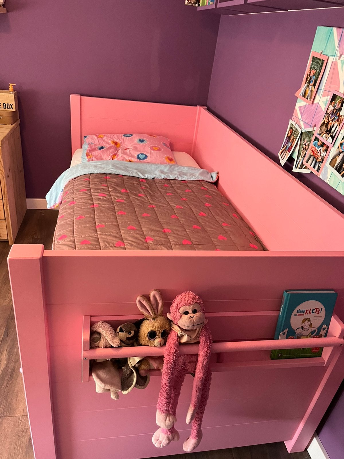 Leuk meisjes bed!, Ophalen, 85 tot 100 cm, Zo goed als nieuw, Matras