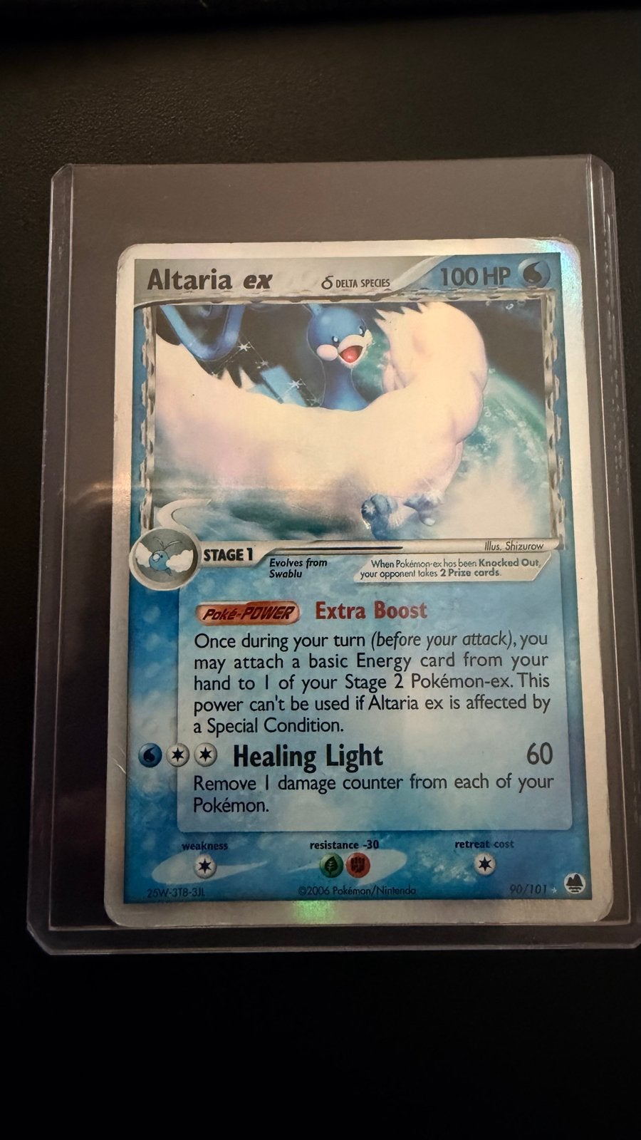 Altaria ex Delta Species Pokémon Kaart 90/101, Hobby en Vrije tijd, Verzamelkaartspellen | Pokémon, Ophalen of Verzenden, Zo goed als nieuw