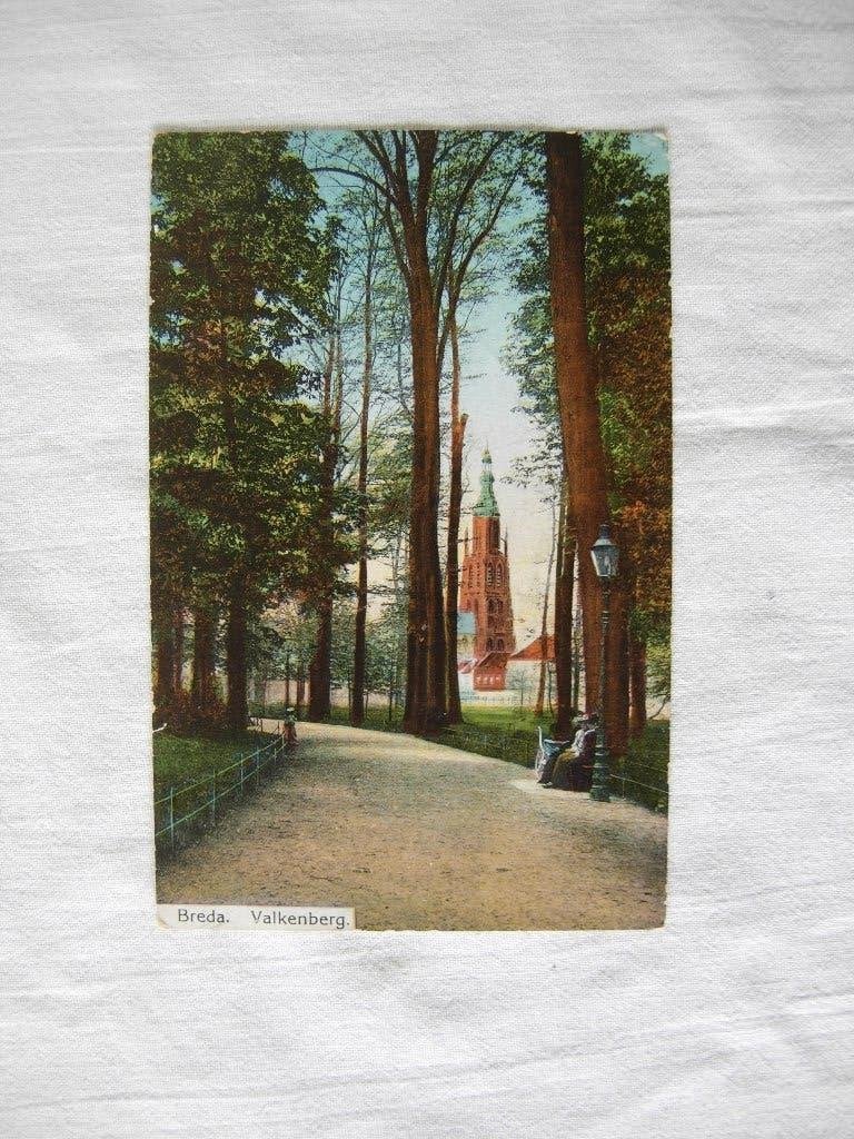 Ansichtkaart Breda Valkenberg, Ophalen of Verzenden, Voor 1920, Gelopen, Noord-Brabant