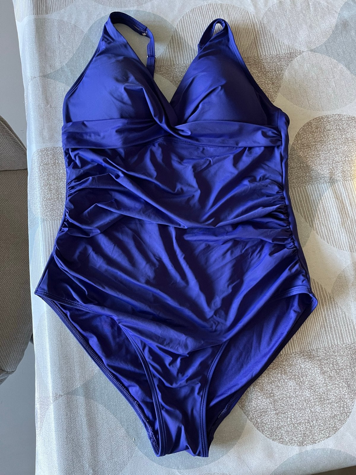 Blauw badpak maat L/XL, Kleding | Dames, Ophalen of Verzenden, Zo goed als nieuw, Blauw, Badpak