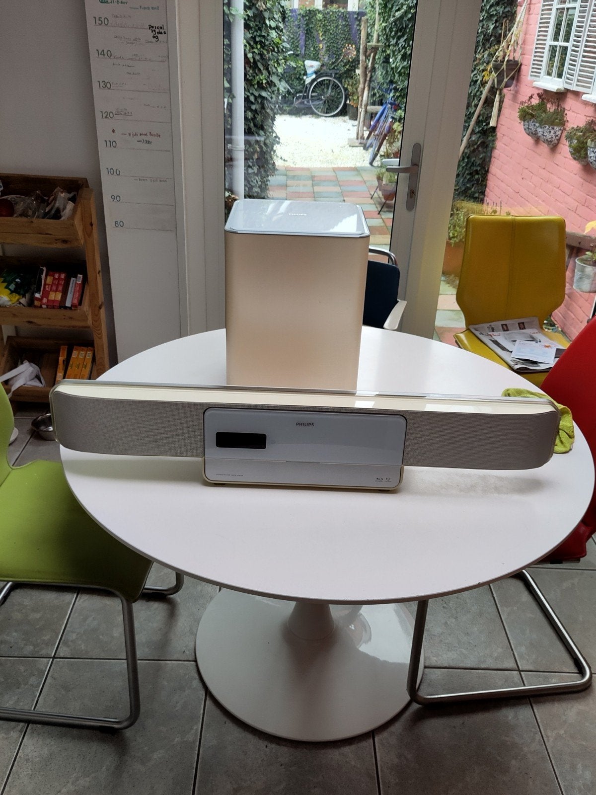 Philips HTS8160B Soundbar met DVD-speler (klepje hapert), Ophalen