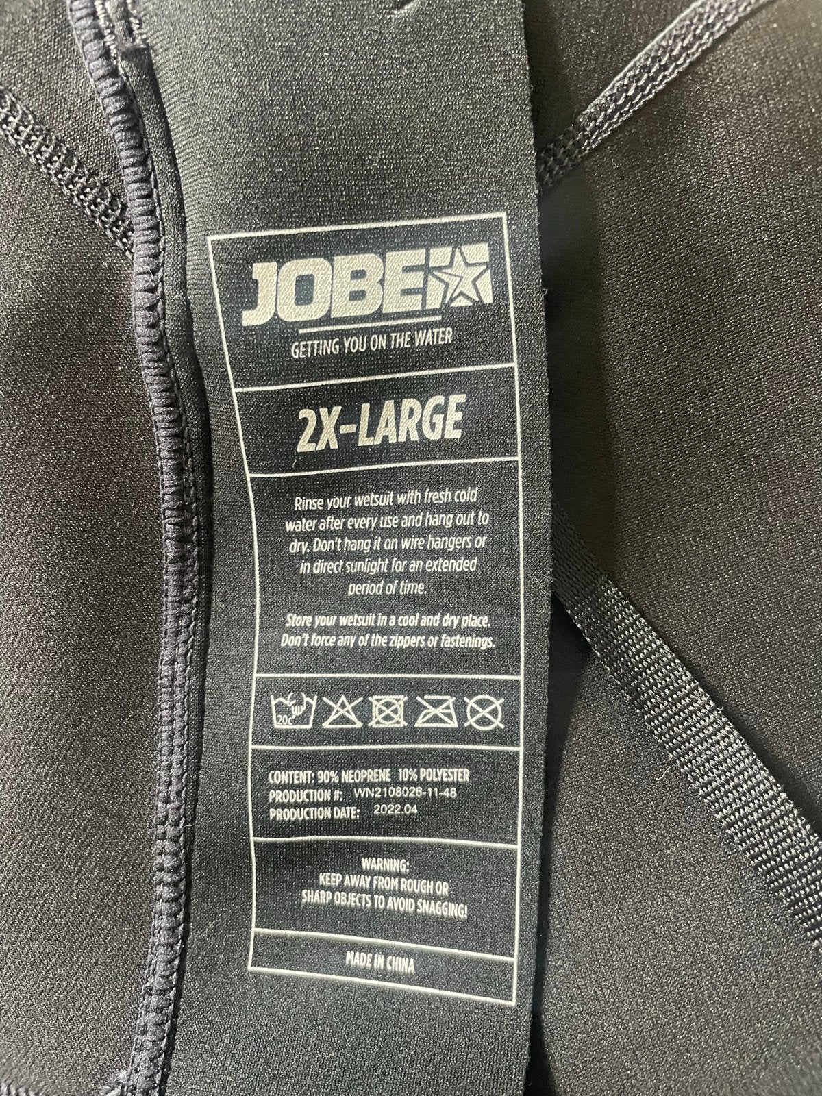 Jobe Wetsuit 2XL - Zo goed als nieuw, Watersport en Boten, Watersportkleding, Ophalen of Verzenden, Zo goed als nieuw, Dame of Heer