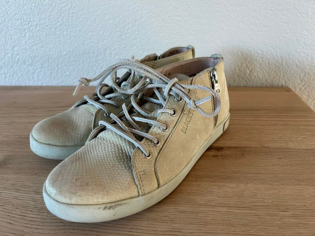 Lichtgroene (mint) sneakers van Blackstone - maat 38, Ophalen of Verzenden, Sneakers of Gympen, Gedragen, Groen