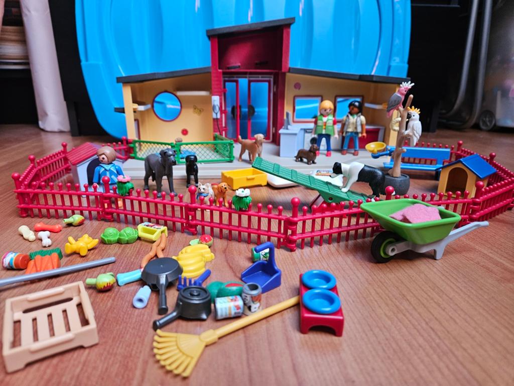 Playmobil dieren pension 9275 en katten verblijf 9276, Ophalen of Verzenden