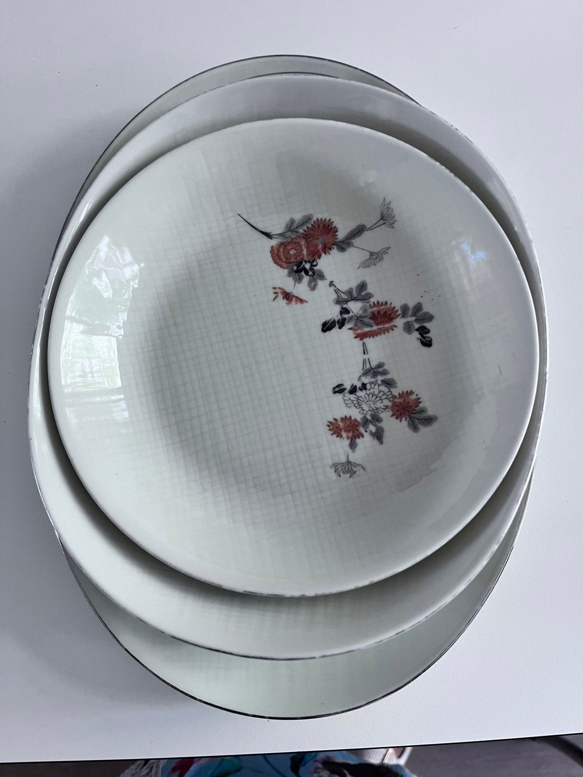 Seyei Fine China porselein. Set van 4 schalen, Ophalen of Verzenden