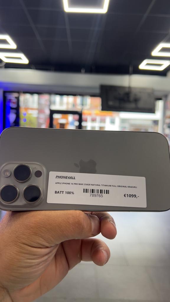 APPLE IPHONE 16 PRO MAX 256GB TITANIUM NIEUWESTAAT, Niet ingevuld, Niet ingevuld, Nieuw, Ophalen of Verzenden