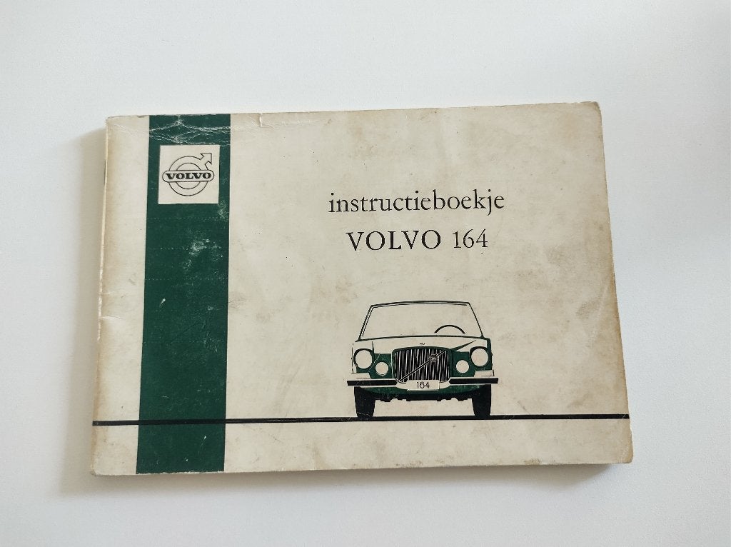 Volvo 164 instructie boekje., Auto diversen, Ophalen of Verzenden