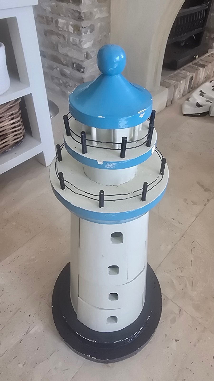 Ladekast Vuurtoren - 50cm hoog, Ophalen of Verzenden, Gebruikt, Maritiem