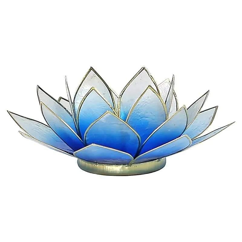 Lotus Capiz Sfeerlicht Waxinelichthouders, Overige materialen, Nieuw, Ophalen of Verzenden, Crème