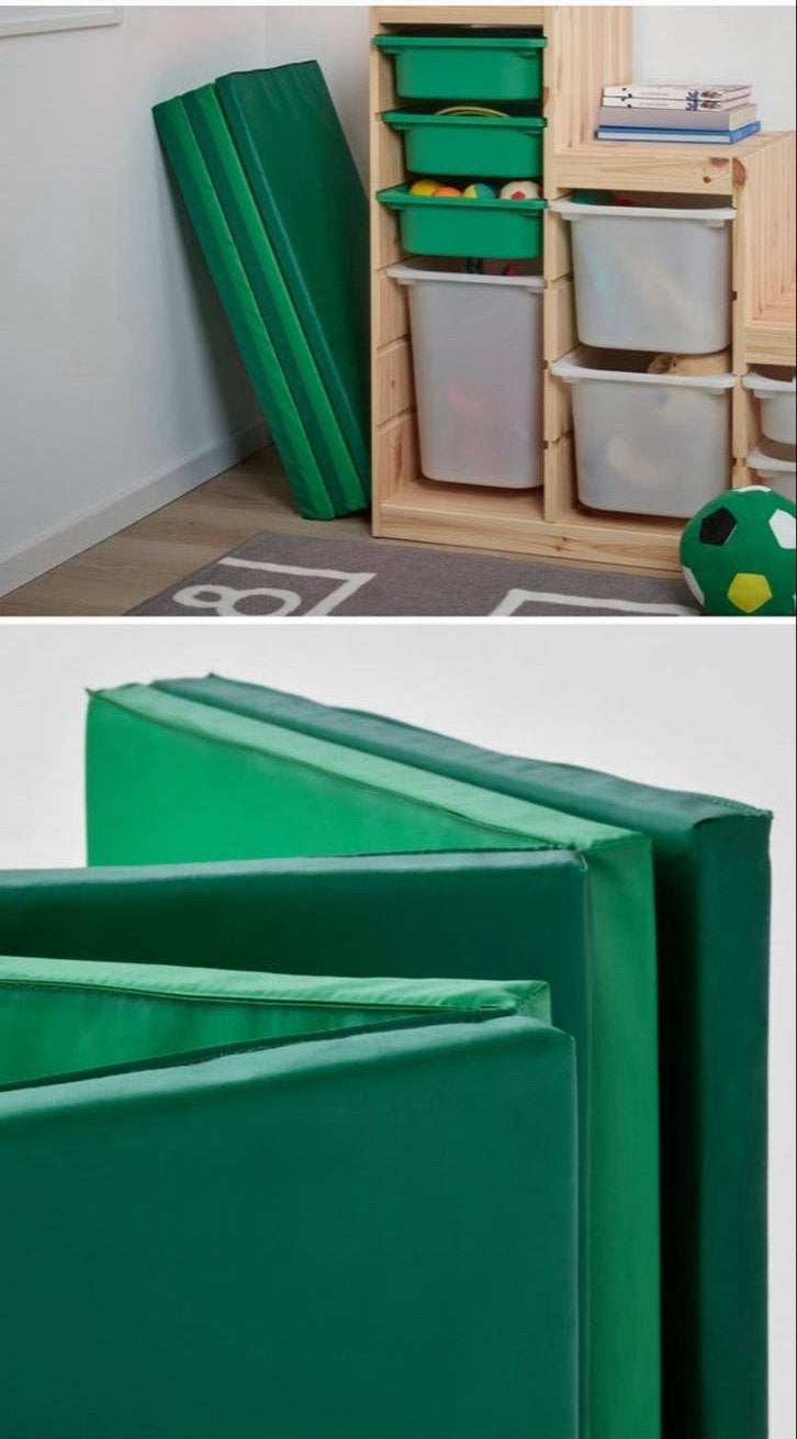 Groene opvouwbare speelmat/gymmat voor kinderen, Kinderen en Baby's, Ophalen of Verzenden, Zo goed als nieuw