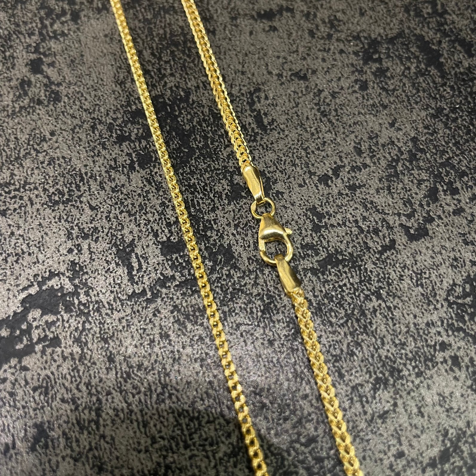 14k gouden vossenstaart schakel ketting, Ophalen of Verzenden, Nieuw, Goud, Goud