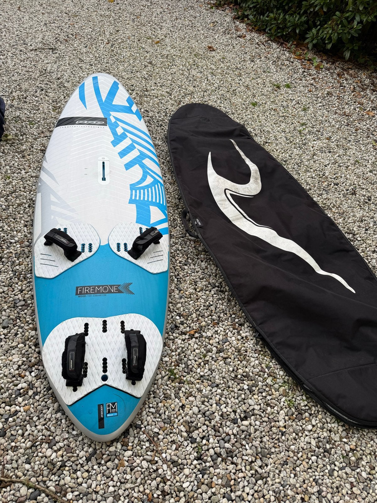 RRD Firemove Wood V3 100L 236x68cm met boardbag en MFC vin, Ophalen, Minder dan 250 cm, RRD, Plank
