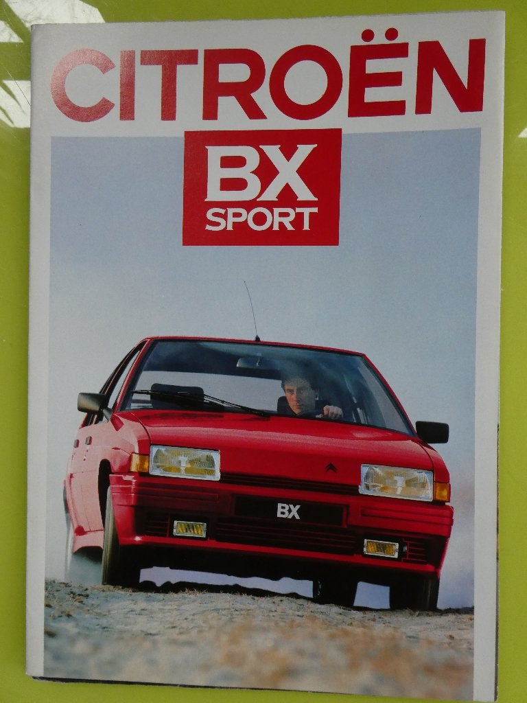 Citroen BX Sport folder, Ophalen of Verzenden, Zo goed als nieuw, Citroën, Citroën