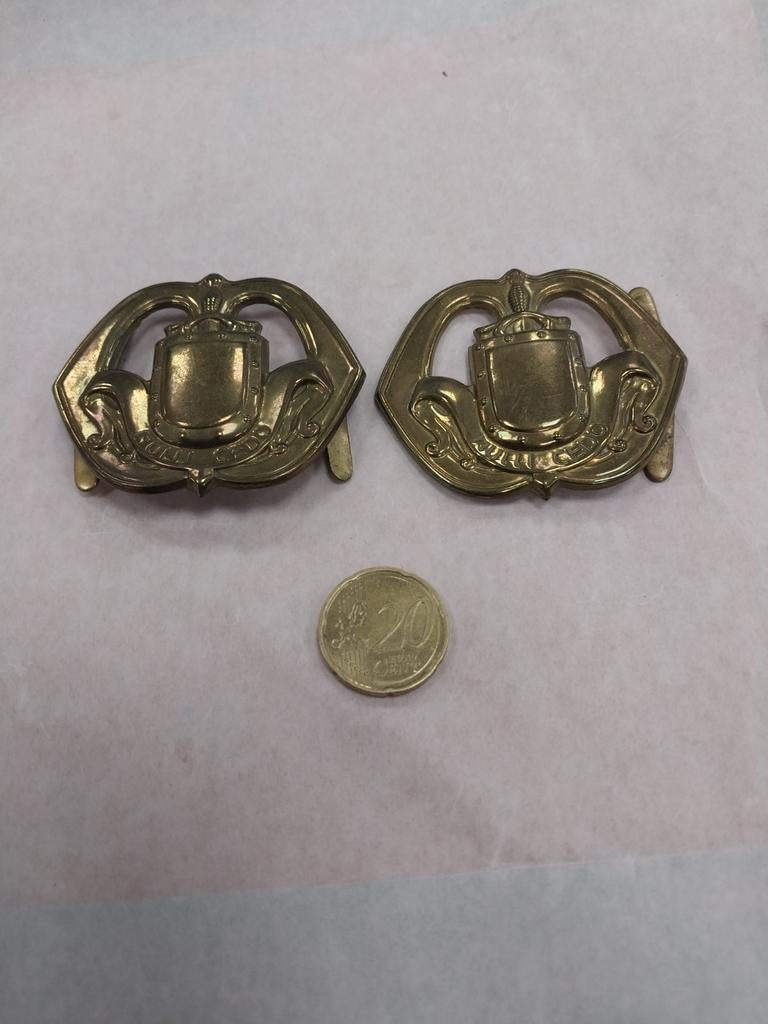 Baret Embleem, Verzamelen, Ophalen of Verzenden, Landmacht, Nederland, Embleem of Badge
