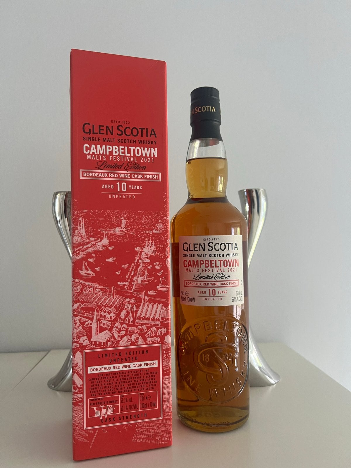 Glen Scotia Campbeltown Malts Festival 2021 10 jaar, Verzamelen, Ophalen of Verzenden, Nieuw