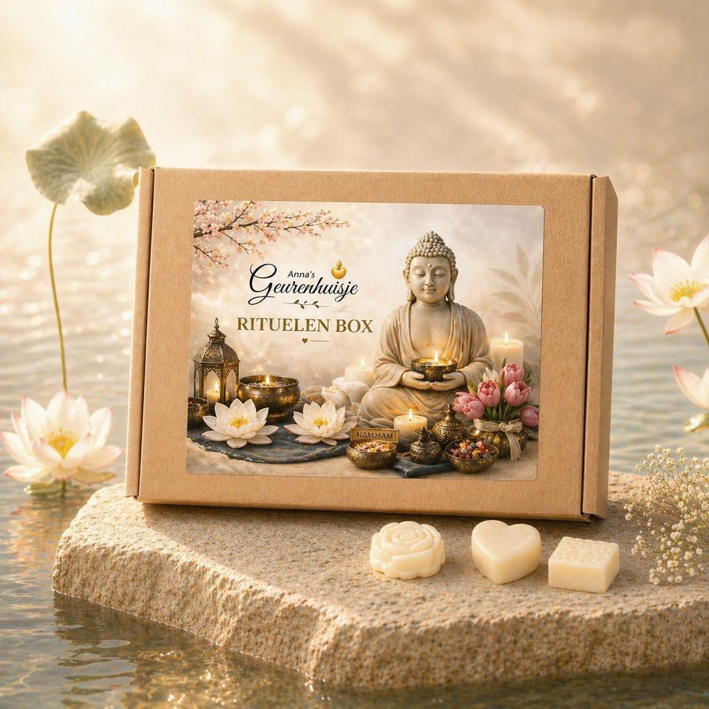 Waxmelts Rituelen box 🧘🏼‍♀️🌱🙏 ‍️ handmade, Rituals, Ophalen of Verzenden, Nieuw, Overige materialen, Minder dan 25 cm