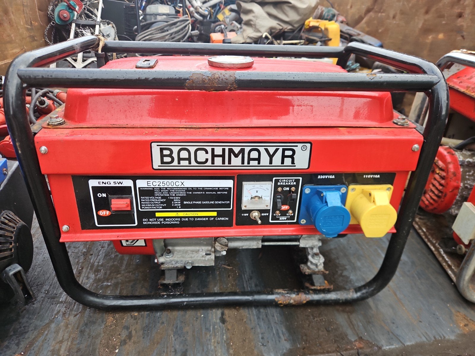 3 aggregaten: Homelite, Bachmayr, TP950, Ophalen, Gebruikt, Minder dan 5 kVA, Benzine