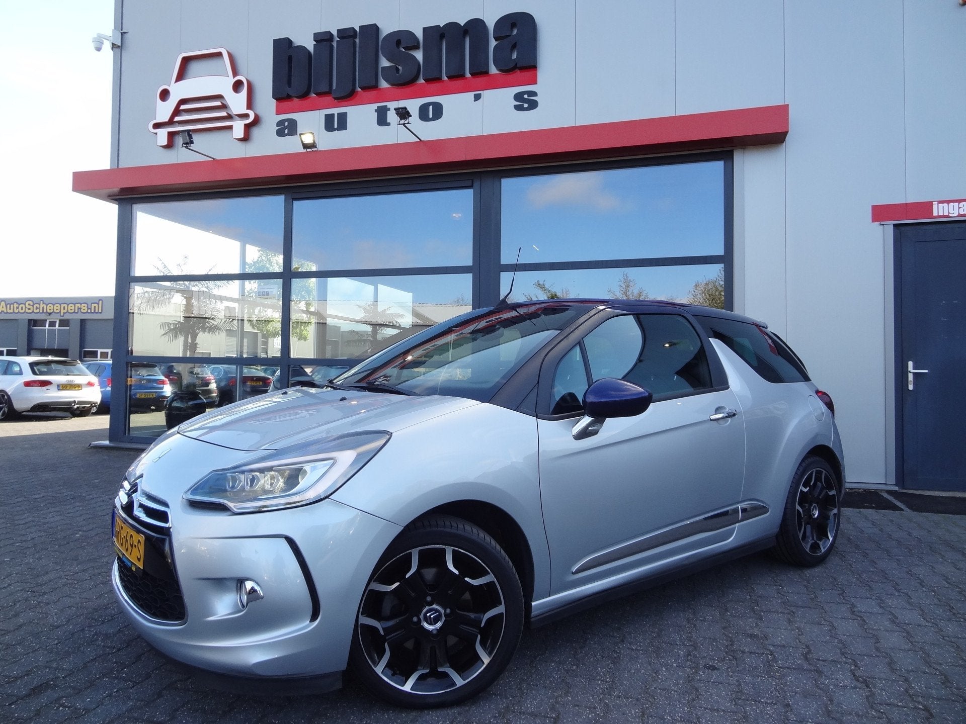 Citroën DS3 Cabrio 1.6 THP Sport Chic | CRUISE | OPEN DAK |, Auto's, Voorwielaandrijving, Gebruikt, Zwart, Cabriolet