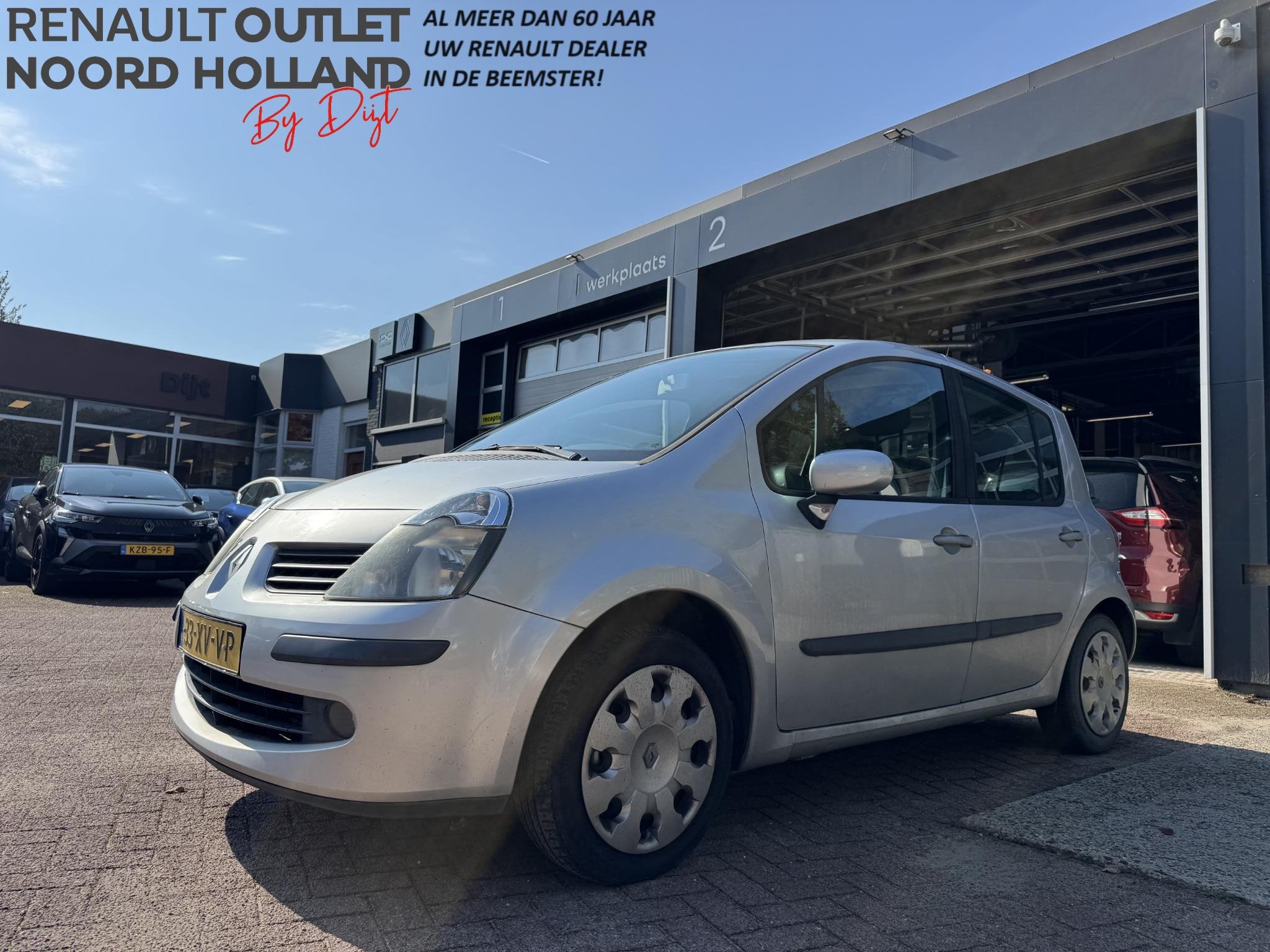 Renault Modus 1.2-16V Exception Quickshift, Gebruikt, 4 cilinders, Leder en Stof, Origineel Nederlands