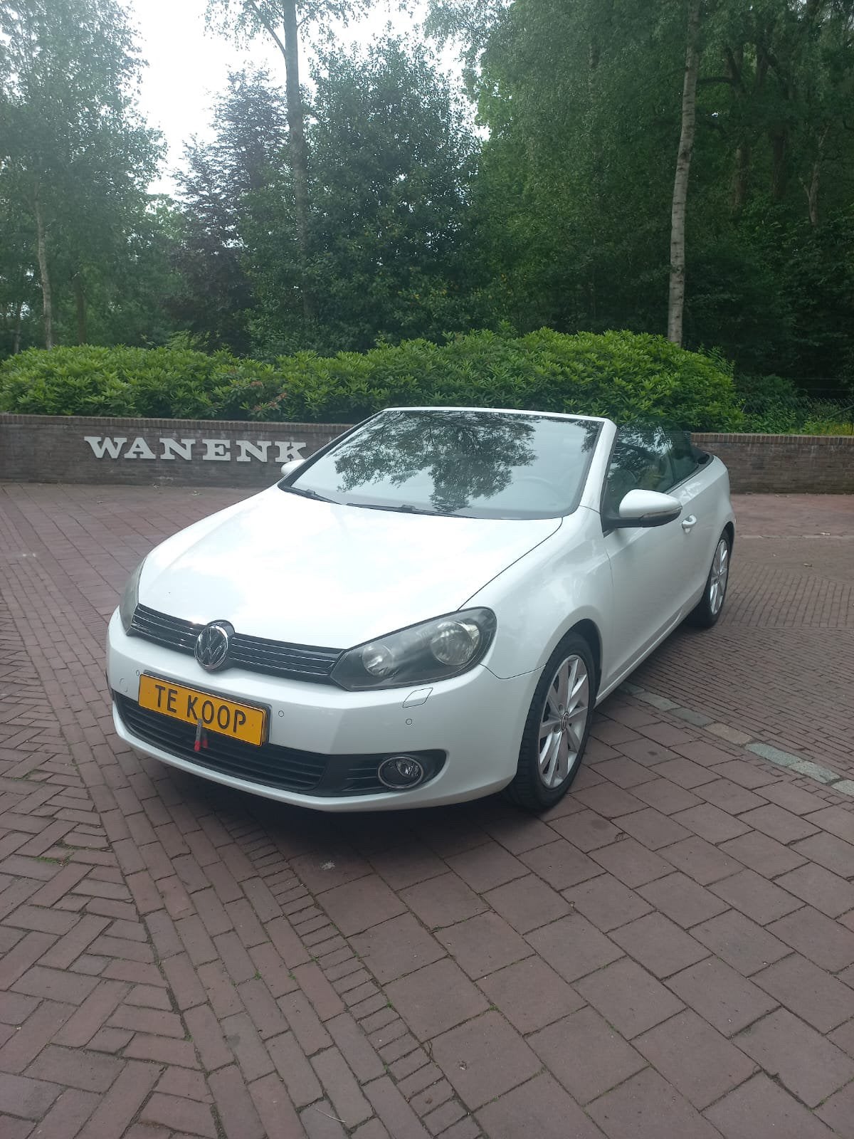 Volkswagen Golf 1.2 TSI 105PK Bluemotion Technology 2012 Wit, Auto's, Voorwielaandrijving, 1321 kg, 4 cilinders, Cabriolet