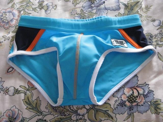 Te koop heren zwem slip ES, Kleding | Heren, Badmode en Zwemkleding, Verzenden, Maat 48/50 (M), Blauw, Zwemslip