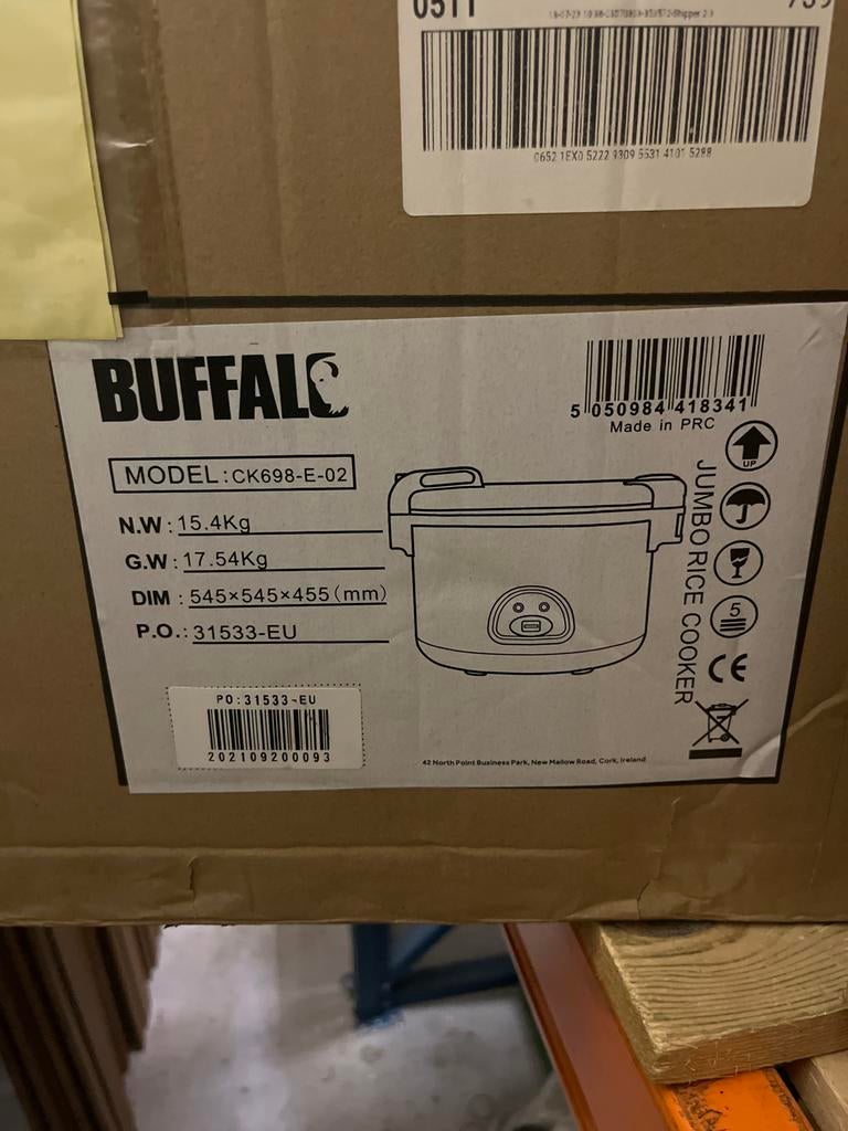 Buffalo rijstkoker 9 liter, Ophalen of Verzenden, Nieuw