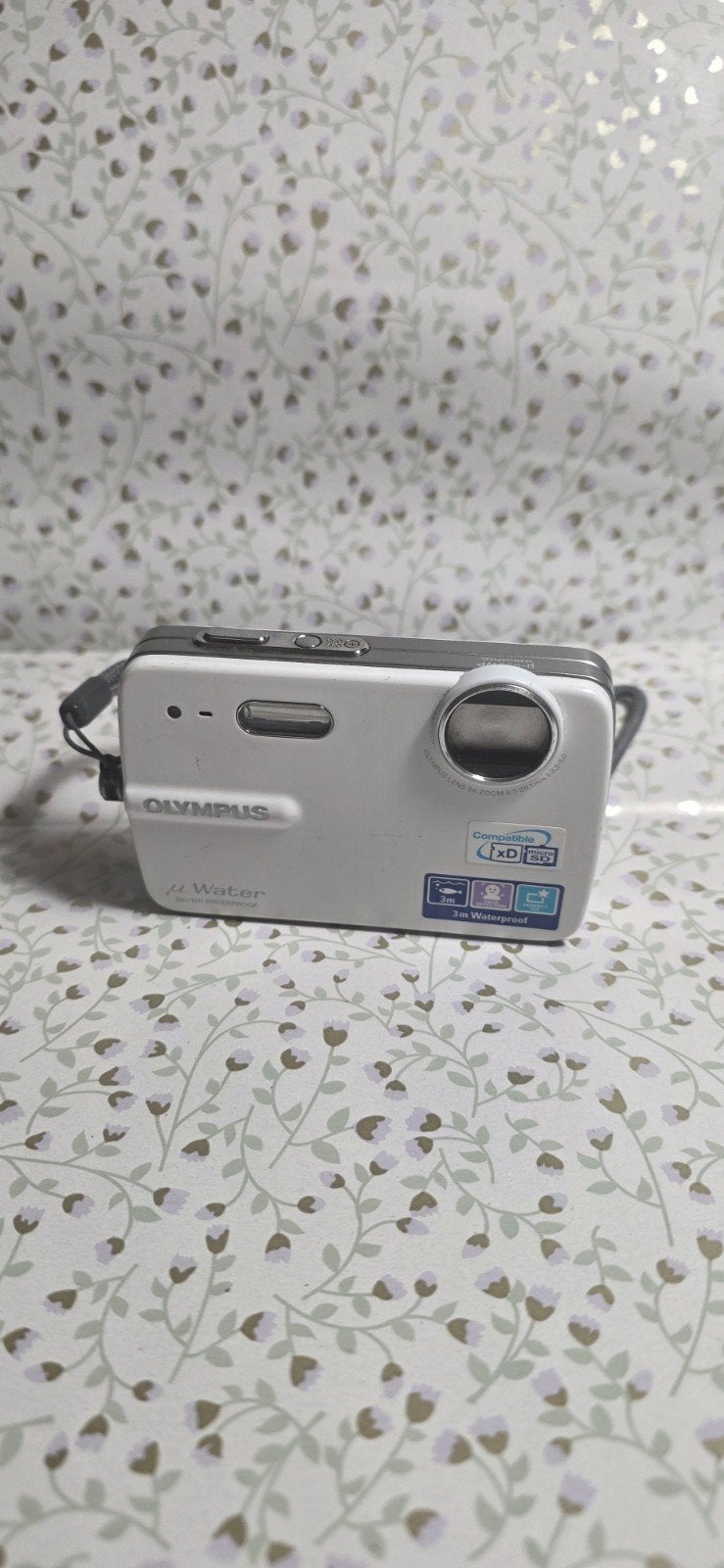 Olympus µ 550WP - Compactcamera - Werkend, met accu, Gebruikt, Ophalen of Verzenden, Olympus, Compactcamera