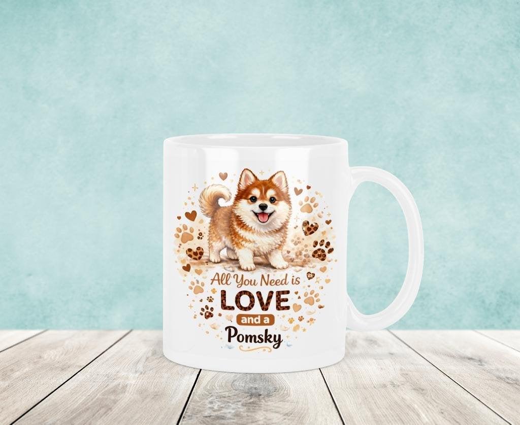 All You Need is Love and a Pomsky - Mok, Verzenden, Keramiek, Nieuw, Overige stijlen