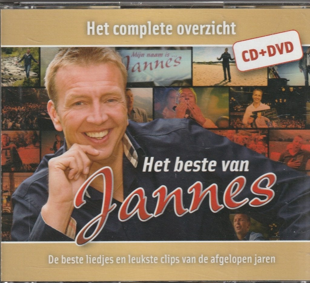 Het Beste van Jannes Complete Overzicht ( cd +DVD), Verzenden, Zo goed als nieuw, Levenslied of Smartlap